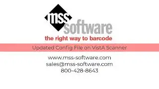 Update Config File on VistA Scanner
