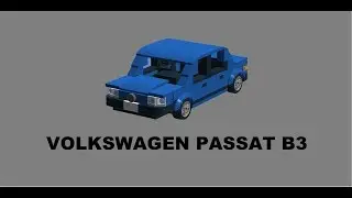 Сборка VW PASSAT B3 из лего