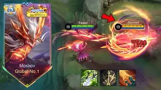 WTF DAMAGE!! MOSKOV BEST 1 HIT DELETE BUILD 2024 (recommended build and emblem) - MLBB