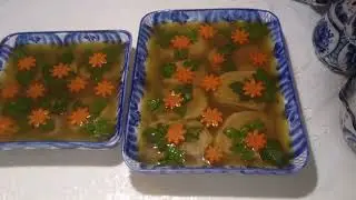 Заливной язык.