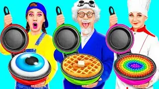 Кулинарный Челлендж: Я против Дедушки | Кухонные гаджеты и Лайфхаки для родителей PaRaRa Challenge