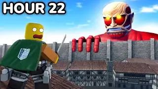 I Spent 24 Hours STRAIGHT in Attack on Titan Revolution...