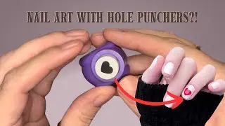 Nail Art with HOLE PUNCHERS?! 🤯 | DIY Nails at Home