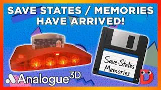 TESTED Firmware 1.3: NEW FEATURE: SAVE STATES I Analogue 3D I Memories