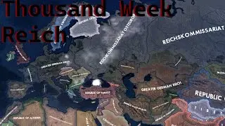 Hoi4 Thousand Week Reich 1952 - 1979 Timelapse (Italian Domination # 3