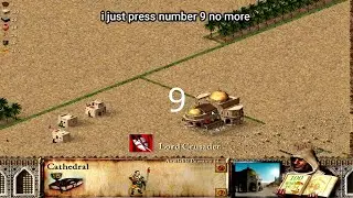 stronghold crusader : cathedral hotkey tutorial #upgraded