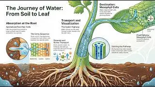 Master IGCSE Biology (8.2): Water & Ion Absorption, Root Structure & Pathways