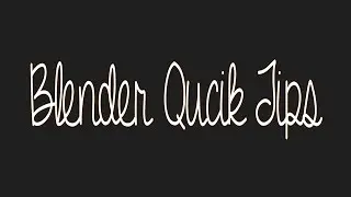 Blender quick tip - How to import images into Blender
