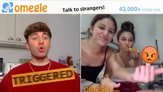 ROASTING Teenagers on OMEGLE!! (they were mad)
