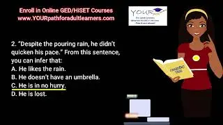 GED/HISET RLA: PASS YOUR TEST (Lesson: Making Inferences) 📚📖🎓 #ged #hiset #reading   #gedrla #nouns