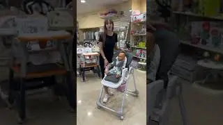 #стульчикдлякормления Rant Cream #детскиетовары #клип #baby #новорожденный #обзор