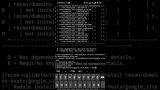 Recon-Ng Tool In Termux 