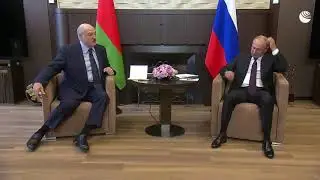 Путин слушает Лукашенко. На лице всё сказано