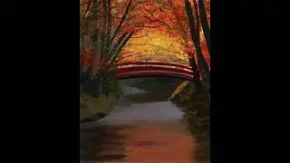 Japanese Setting - Digital Painting process using Procreate