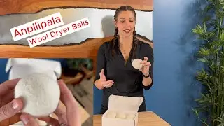 Anpilipala Wool Dryer Balls, reduces dry time! #dryer #dryermachine #wool