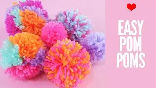 How to Make Pom Poms - Cardboard and Plastic Maker