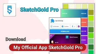 How to Download SketchGold Pro my New Official App