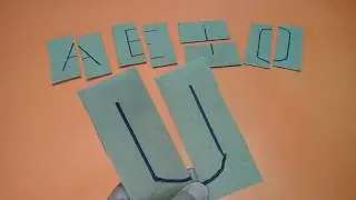 Como fazer um jogo de quebra cabeças de vogais com papelão e materiais recicláveis muito fácil DIY