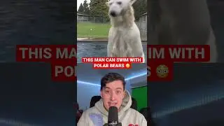 THIS MAN CAN SWIM WITH POLAR BEARS! 