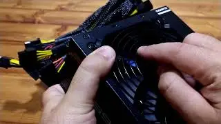 Блок питания GIGABYTE P650B - внешний вид, элементная база без разборки корпуса