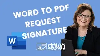 Create Microsoft Word Document | Save as PDF | Request Signature