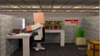 Minecraft мульт - ЗОМБИ В ОФИСЕ!