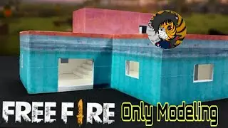 Free fire L Shape House modeling in Blender | 