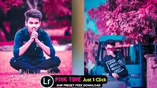 PINK TONE PRESETS - Lightroom Mobile Editing Tutorial | Pink color correction Tutorial in Lightroom