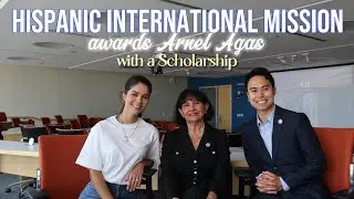 SCHOLARSHIP AWARD: ARNEL AGAS IS THE CHOSEN STUDENT BY HISPANIC INTERNATIONAL MISSION!