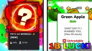 PETS GO MODDED +1B LUCK FRUIT