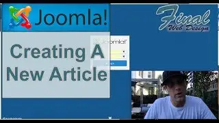Joomla: Creating A New Article