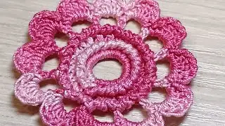 мастер класс. цветочек для ирландского кружева