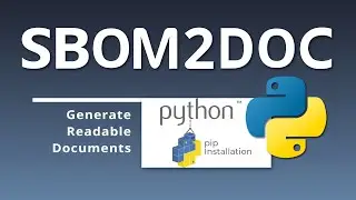 SBOM2DOC | Easily Export Your SBOMs into PDFs and Standardized Output!