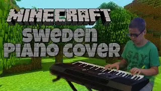 Minecraft - Sweden piano cover/кавер на синтезаторе