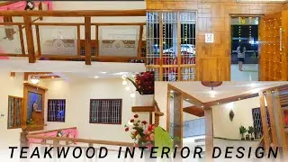 Kundapura Tranding Interior Design 2022 | Teakwood Staircase Railings | Modern Style House