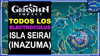 Todos los Electroculus Isla Seirai - Inazuma - Genshin Impact