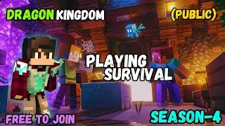 Minecraft SMP LIVE || PUBLIC SMP 24/7 JAVA + BEDROCK | FREE TO JOIN 