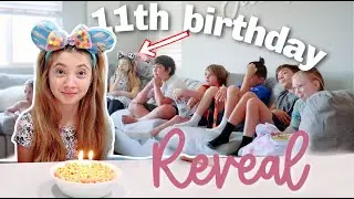 a BIG reveal on my daughter's 11th birthday (sibling REACTION)