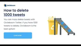 How to delete 1000 tweets in one click! 