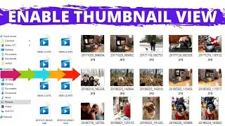How to See Thumbnail View for Files in Windows PC | Simple Fix!