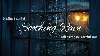 Gentle Night Rain, Rain Sounds for Sleeping - Dark Screen to Beat insomnia, Relax, Study
