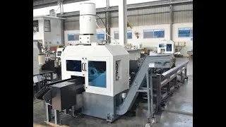 ITL Carbide Circular/Disc Saw CSNC 80- Chain Type Bundle Loader and Sliding Motorized Out Feed Table