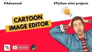 #16 Image converter into Cartoon Image | Advanced Python Projects | For Beginners | Jr. Eternal