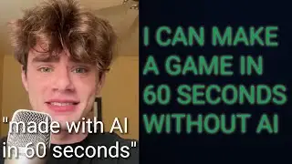 Making a Game in 60 seconds Without AI
