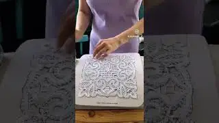 Готова кружевная салфетка🌸 #bobbinlace #кружевоплетение #вологодскоекружево #кружеворучнойработы