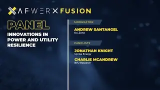 Innovations in Power and Utility Resilience ///AFWERX Fusion 2020 ///