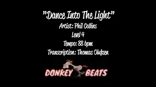 Dance Into The Light - Phil Collins - Drum Score / Drum Sheet Music