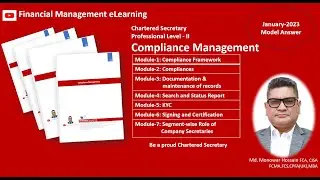 Compliance Management [CS-504(A):Jan-2023 Model Answer]
