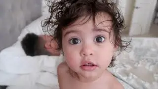 BABY REACTS TO DADDY TWERKING!!!