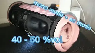 jbl charge 5 TL 40 - 50%vol BASS TEST (mono mode + ac mode)